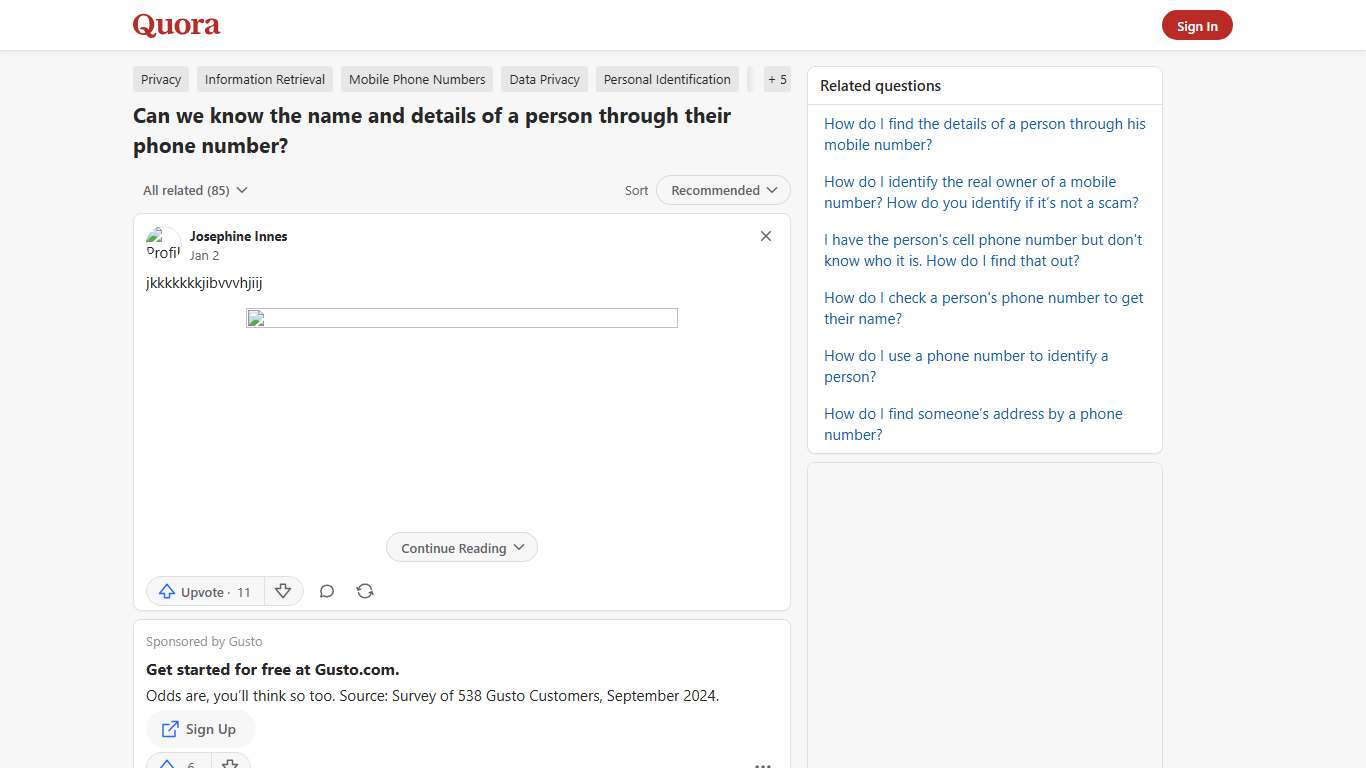 Can we know the name and details of a person through their phone number? - Quora